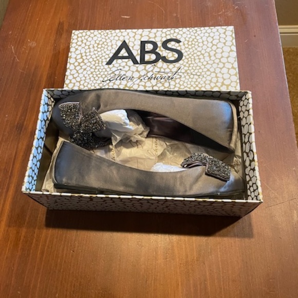 ABS Allen Schwartz Opera Ballet Flats New in box   Size 9.5 - Picture 6 of 6